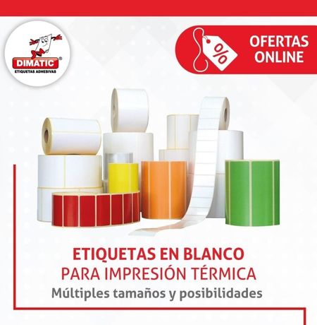 Dimatic etiquetas adhesivas
